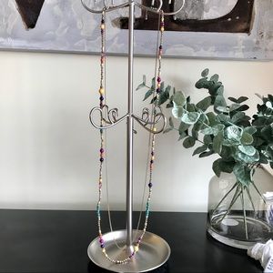 Long layered necklace
